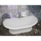 Anzzi Ruby 5.9 ft. Acrylic Flatbottom Non-Whirlpool Bathtub-White FT-AZ113 - alternate 2